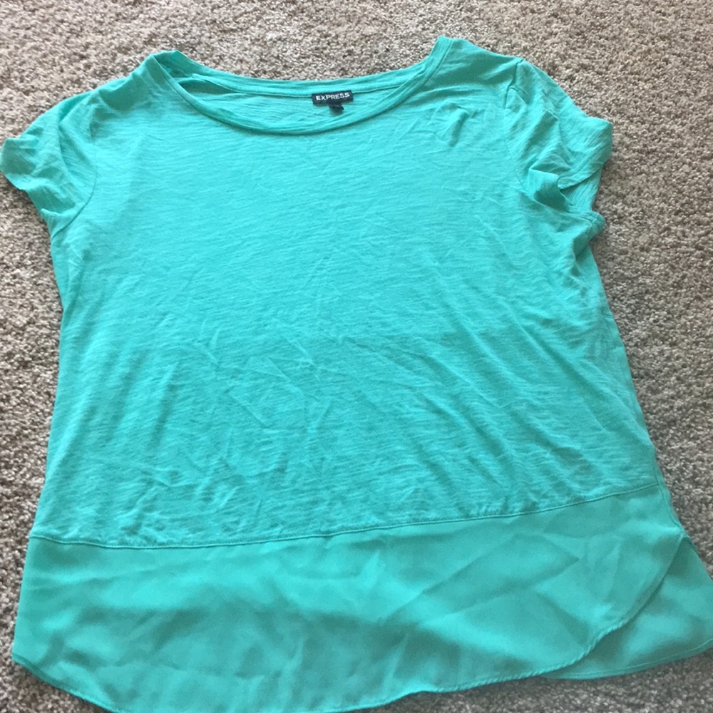 Teal women’s top